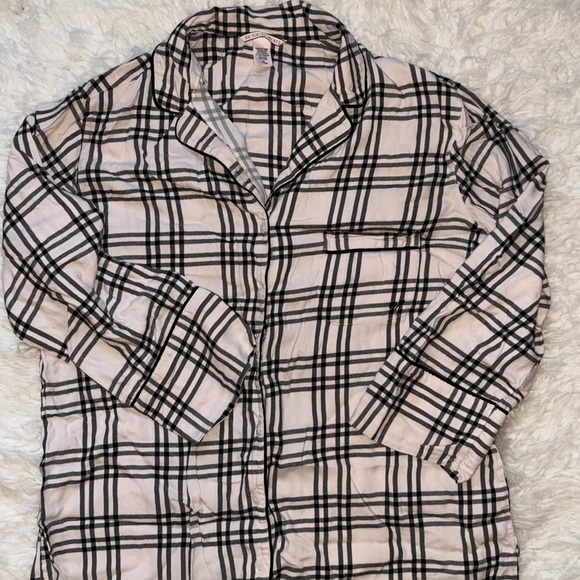 Victoria's Secret Viscose/Cotton Long Sleeve Sleep-shirt, Size Medium - Picture 2 of 13